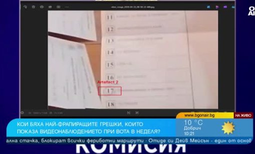 Избори и видеонаблюдение: в 178 секции не е имало видеонаблюдение