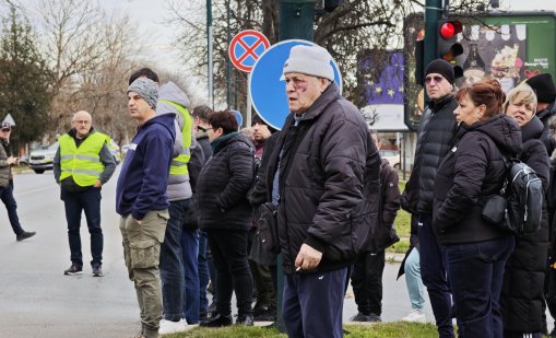 Протест в Нова Загора заради войната на пътя