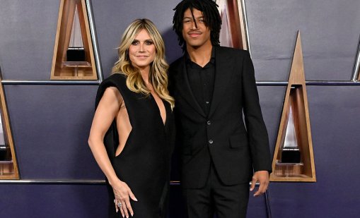 Хайди Клум и 20-годишният ѝ син от Сийл - Хенри - красят корицата на модно списание