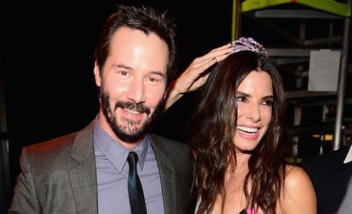 Киану Рийвс и Сандра Бълок позираха заедно 30 години след "Скорост"