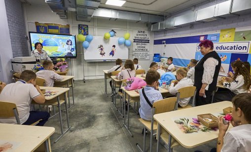 Над 40 подземни училища се строят в украинската Харковска област