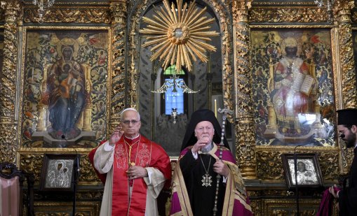 Вселенският патриарх и папата ще работят за пълното общение между православни и католици