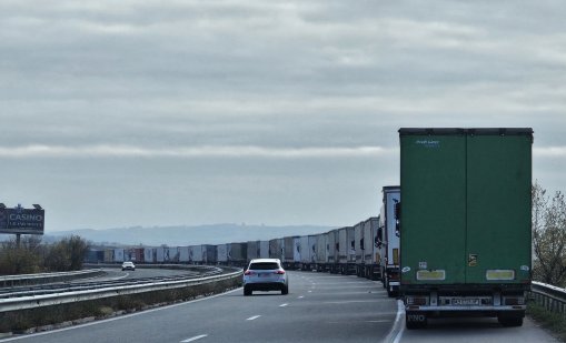 30 км достигна опашката от тирове пред ГКПП "Капитан Андреево"