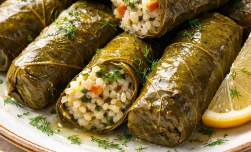 Рецепта за Цветница: Постни сарми с ориз и зелении