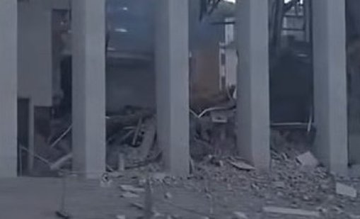 Срути се част от сградата на съдебната палата в италианския град Болцано 