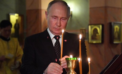 Путин благодари на Руската църква за подкрепата ѝ във войната