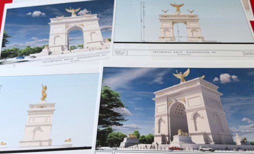 Триумфалната арка на Тръмп ще е 76 метра