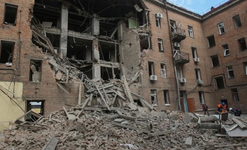 Робот влезе във фронтовата зона и спаси пенсионерка в Украйна ВИДЕО