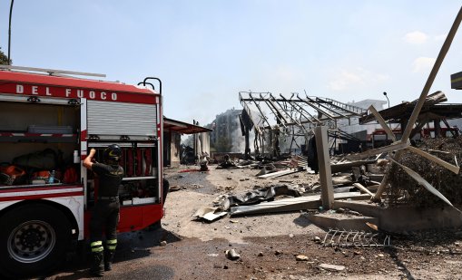 Ранените при взрива на бензиностанция в Рим са 45 души