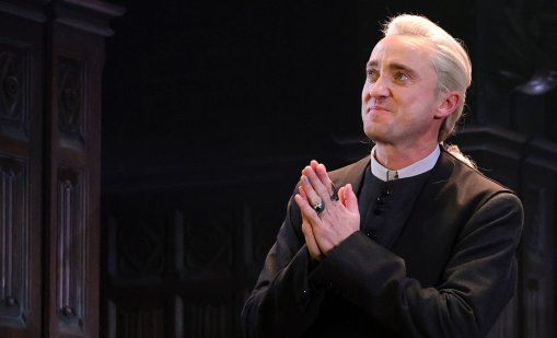 Том Фелтън изигра Драко за първи път от 15 години в "Хари Потър и Прокълнатото дете"