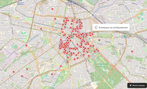 20-годишен създаде карта на опасните тротоари в София
