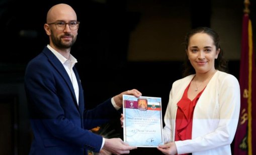 Д-р Диана Чолакова с приза за най-добър млад учен на Софийския университет