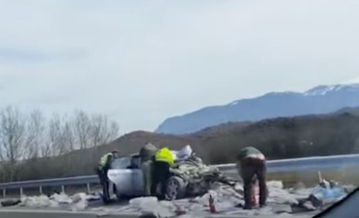 Полицайка загина в тежка катастрофа на АМ "Струма"