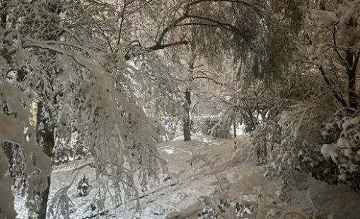 Сняг заваля в Румъния посред лято