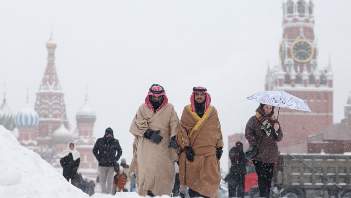 Снегът и минусовите температури в Русия привличат туристи от ОАЕ СНИМКИ