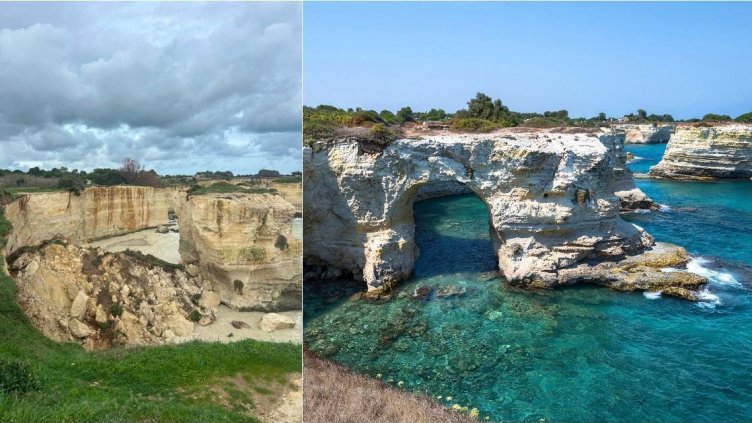 Циклонът "Ориана" срути емблематичната "Арка на любовта" в Пулия ВИДЕО
