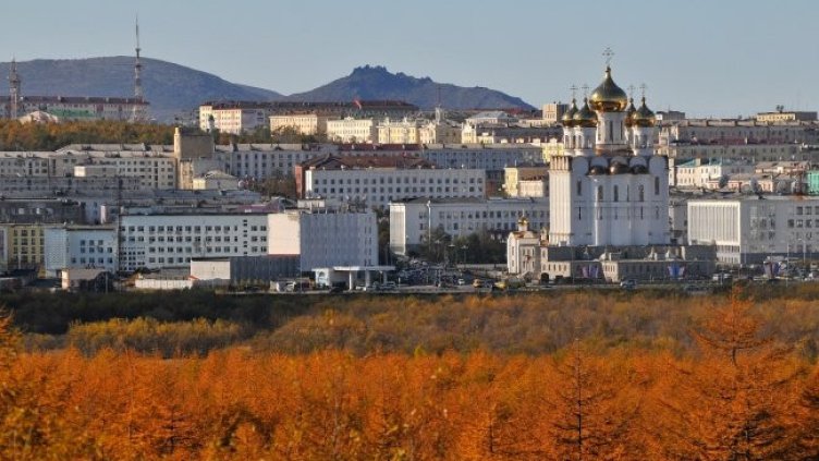 Магаданск Снимка Википедия