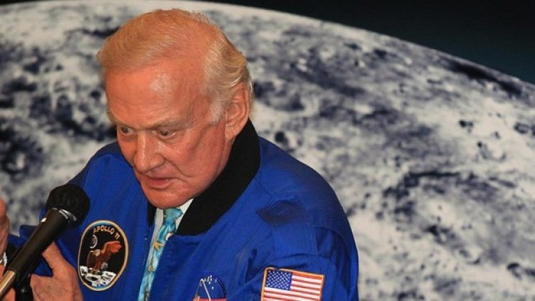 Вторият човек, стъпил на Луната астронавта Бъз Олдрин. Снимка: БГНЕС