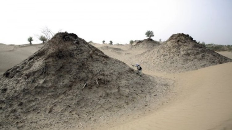 Китайската пустиня Такламакан е дом на едно от племената на уйгурите. Снимка: GettyImages/Guliver Photos