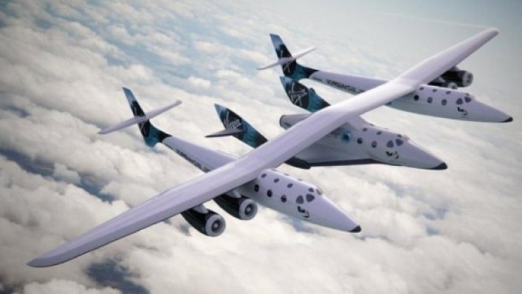 Величественият WhiteKnightTwo. Снимка: New Scientist