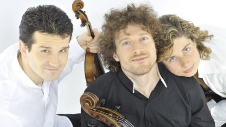 Трио Русев, Салк, Розанова. Снимка: Кантус фирмус