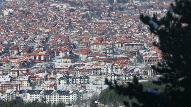 Банско от птичи поглед... Снимка: БГНЕС