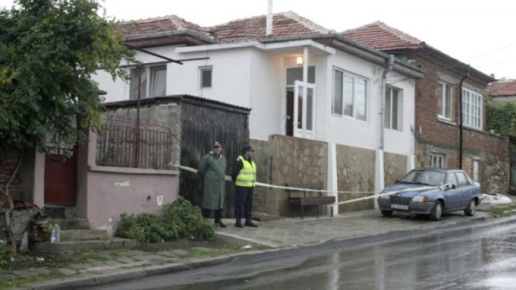 Къщата, в която се е разиграла трагедията. Снимка: Булфото