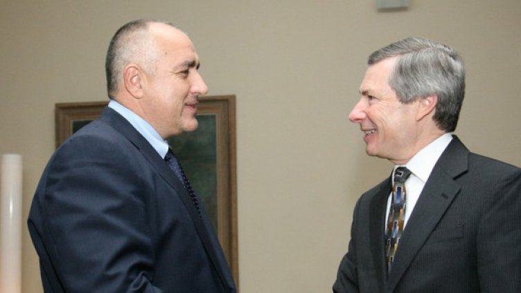 Премиерът с американския посланик у нас. Снимка: БГНЕС