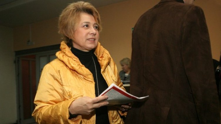 Масларова, която е на свобода срещу гаранция от 50 000 лева, също присъства на пленума. Снимка: БГНЕС