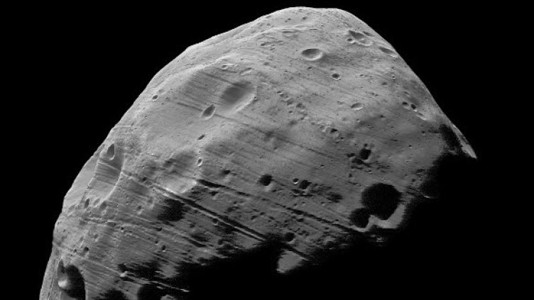 Фобос, заснет от "Марс Експрес". Снимка: ESA