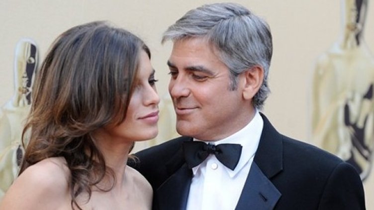 Клуни и Каналис на Оскарите. Снимка: БГНЕС