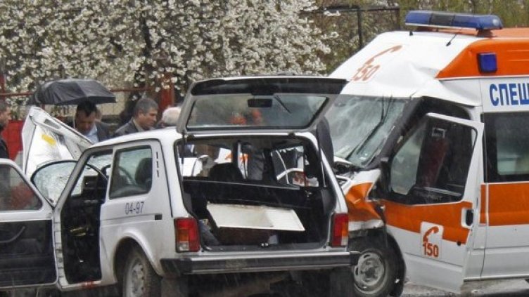 Тежката катастрофа стана във вторник. Снимка: Булфото