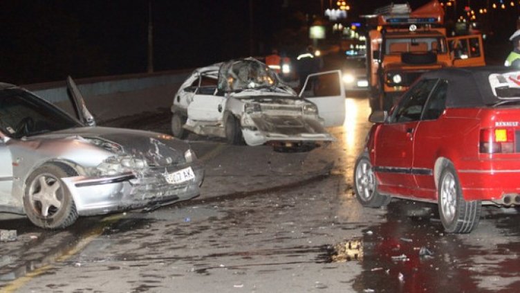 Мястото на тежката катастрофа. Снимка: БГНЕС