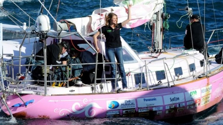 Джесика Уотсън на яхтата. Снимка: БГНЕС