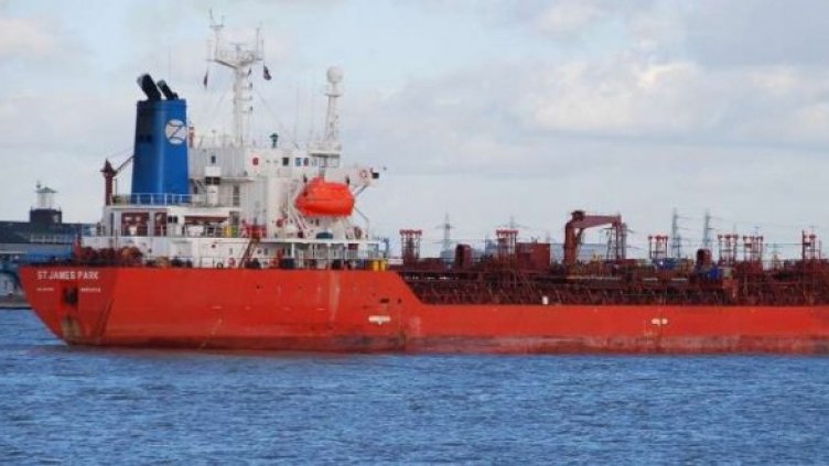 Освободеният "Сейнт Джеймс Парк". Снимка: shipspotting.com
