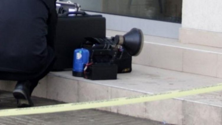 Полицаи са на мястото на инцидента. Снимка: Булфото