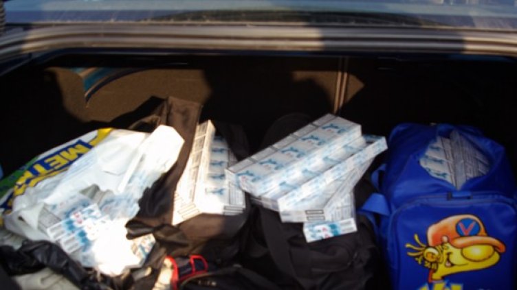 Част от откритите при спецоперацията цигари. Снимка: МВР