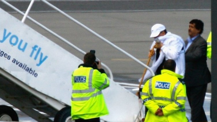 Отпътуването на Абделбасет ал-Меграхи за Триполи през август миналата година.  Снимка: Getty Images/Guliver Photos