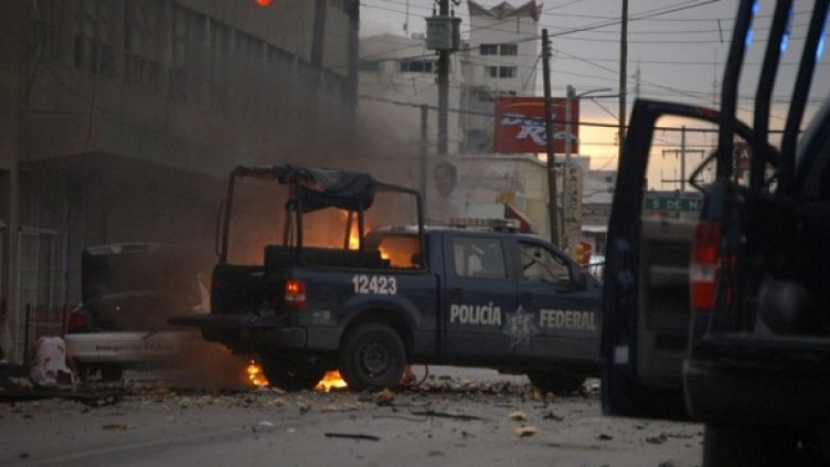 За първи път през миналата седмица в нарковойната беше използвана и кола бомба. Снимка: БГНЕС