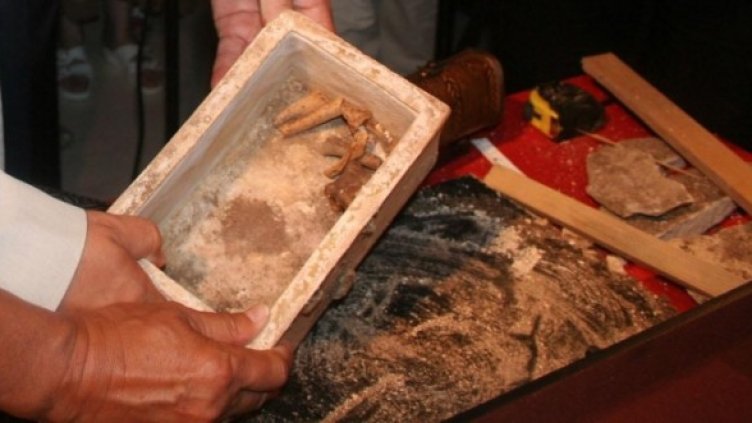 Тленните останки на Йоан Предтеча. Снимка: Булфото