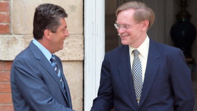 Първанов и Зелик. Снимка: БГНЕС