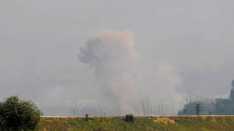 Складът за боеприпаси в Челопечене се взриви на 3 юли 2008 г. Снимка: Булфото