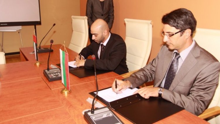 Трайчо Трайков и Мохамед Абдул Жалил ал Блюки. Снимка: БГНЕС