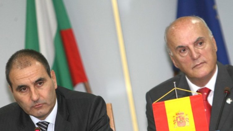 Цветан Цветанов и Хорхе Фуентес  Снимка: БГНЕС