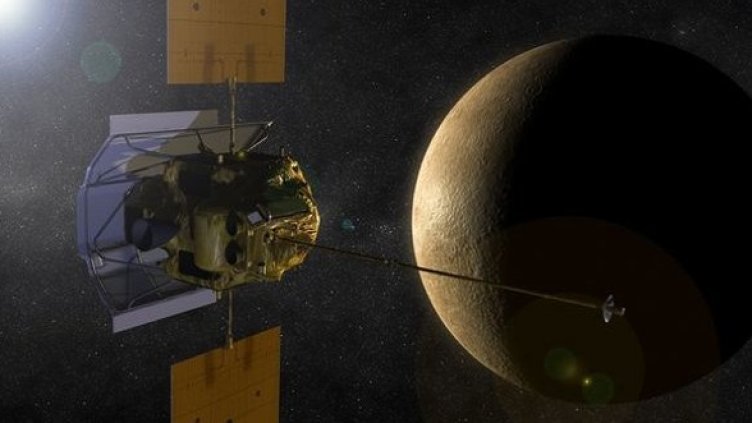 MESSENGER ще влезе в орбитата на Меркурий през март 2011 г. Изображение: НАСА