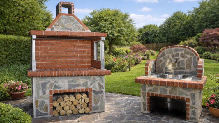 През пролетта барбекю зоната и външната чешма стават все по-предпочитан избор за двора