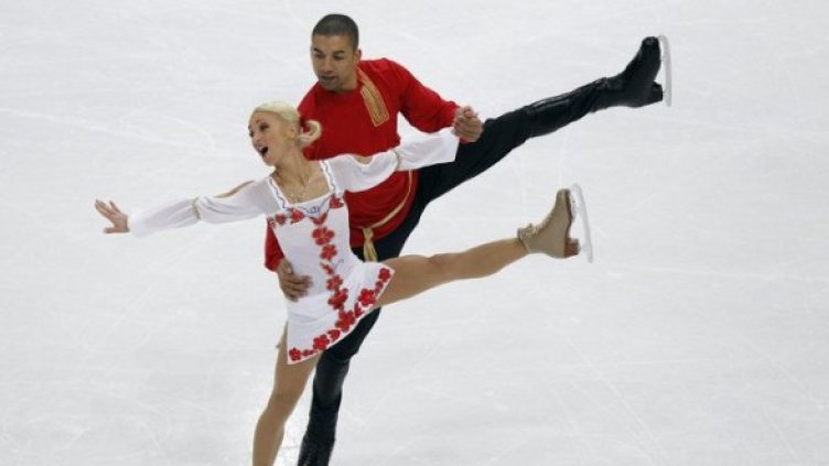 Победителите по време на кратката им програма. Снимка: БТА