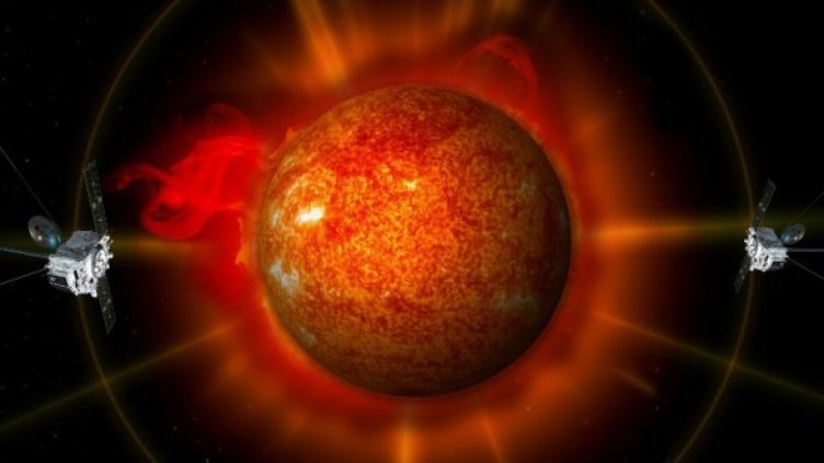 Изображение: NASA
Така изглеждат сондите STEREO. Изображение: NASA