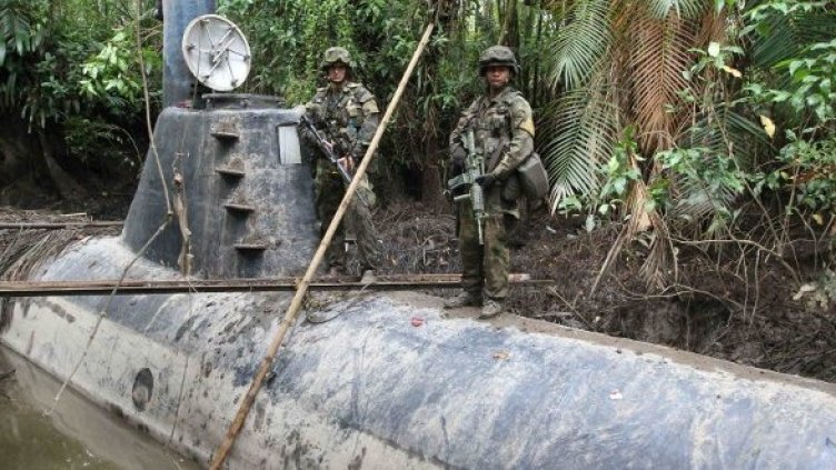 Заловената подводница. Снимка: Reuters