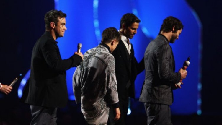 Take That прибраха наградата за най-добра британска група. Снимка: Getty Images/Guliver Photos